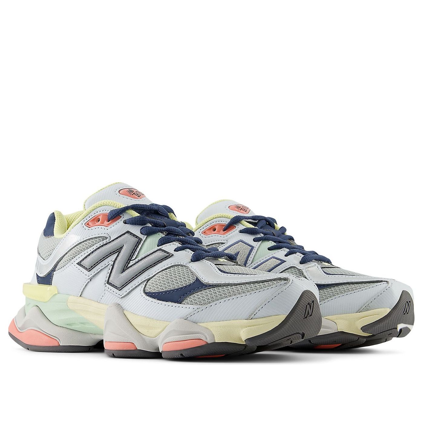 New Balance 9060 Grey Yellow Navy