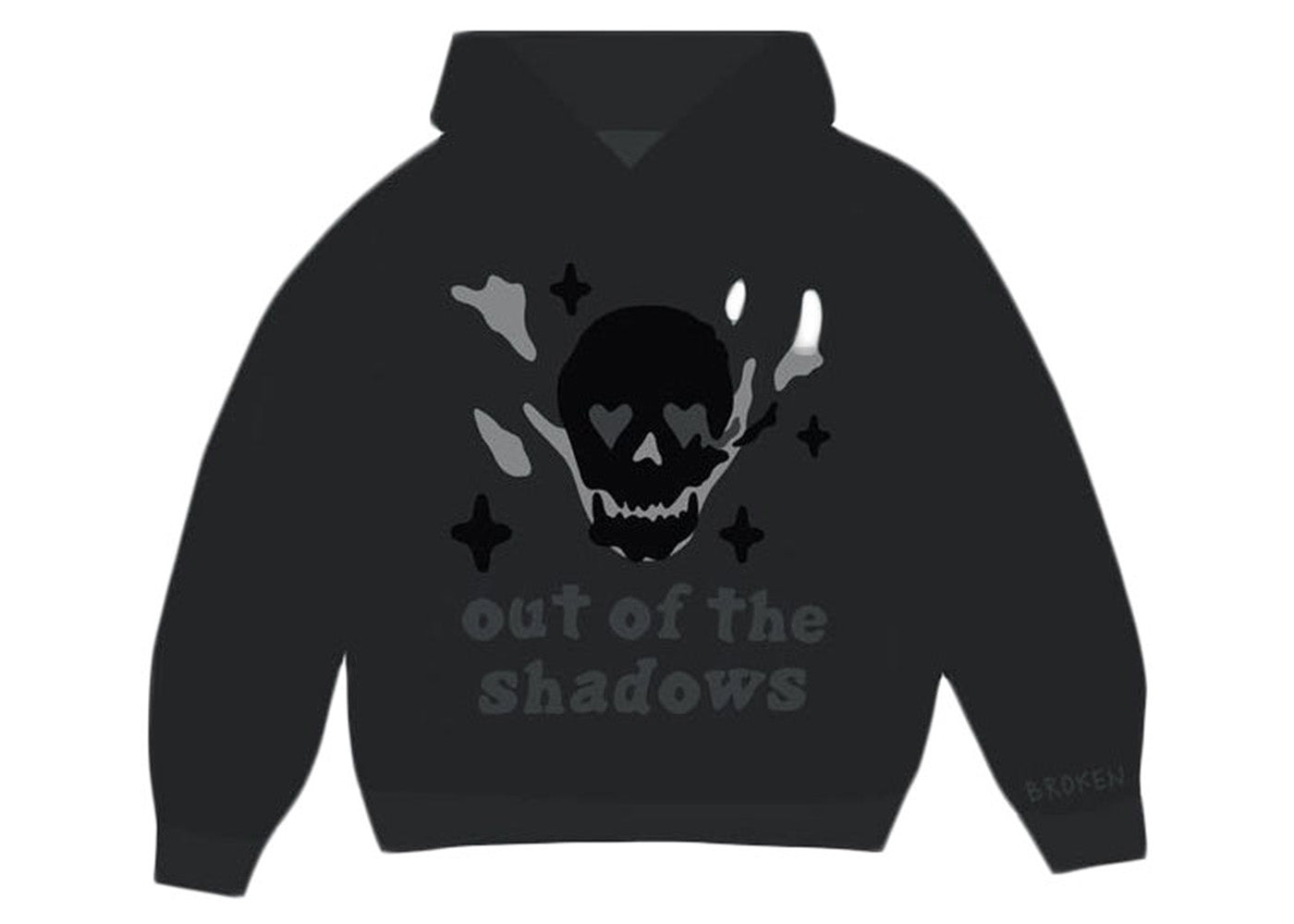 Broken Planet Out of the Shadows Hoodie Soot Black