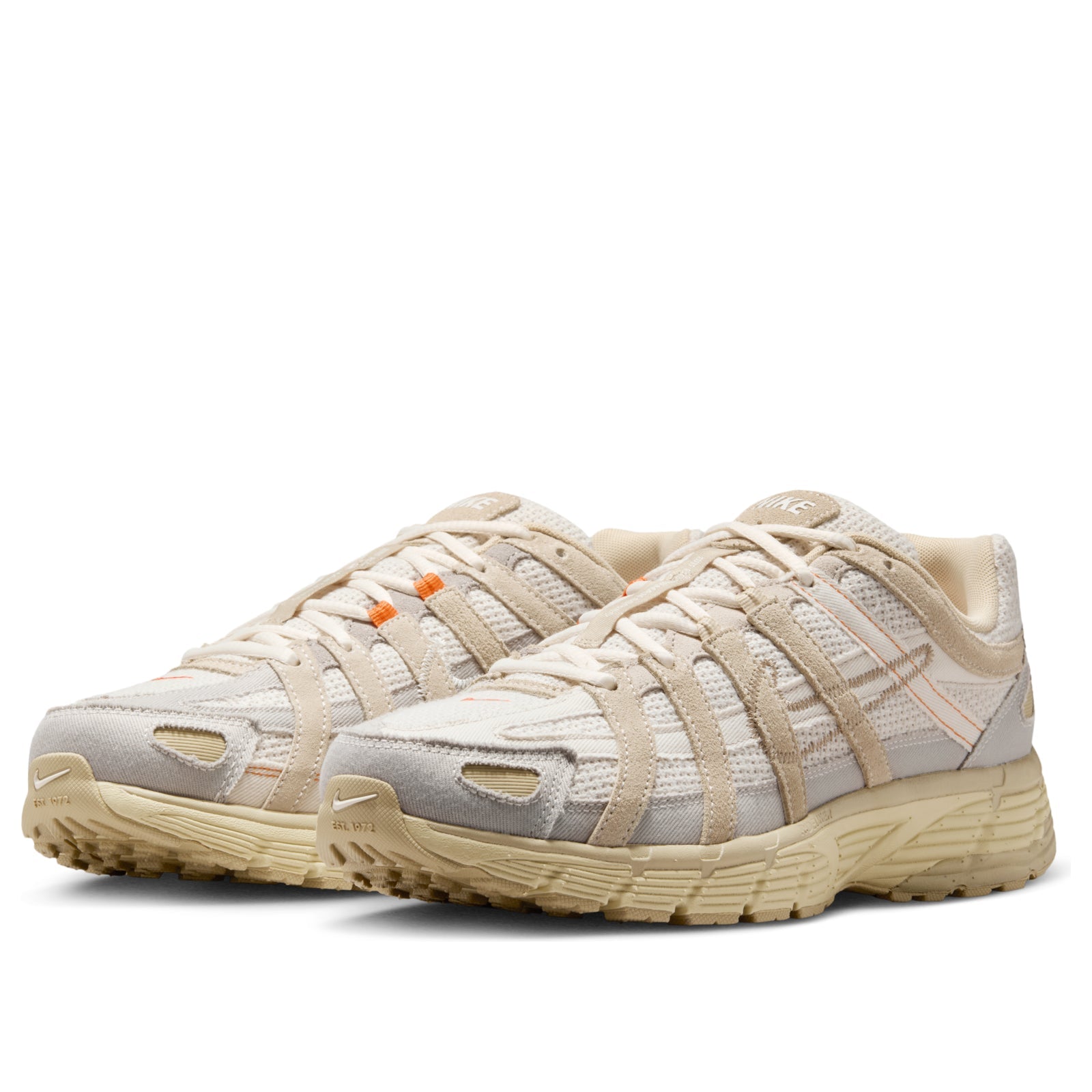 Nike P-6000 College Grey Khaki Safety Orange