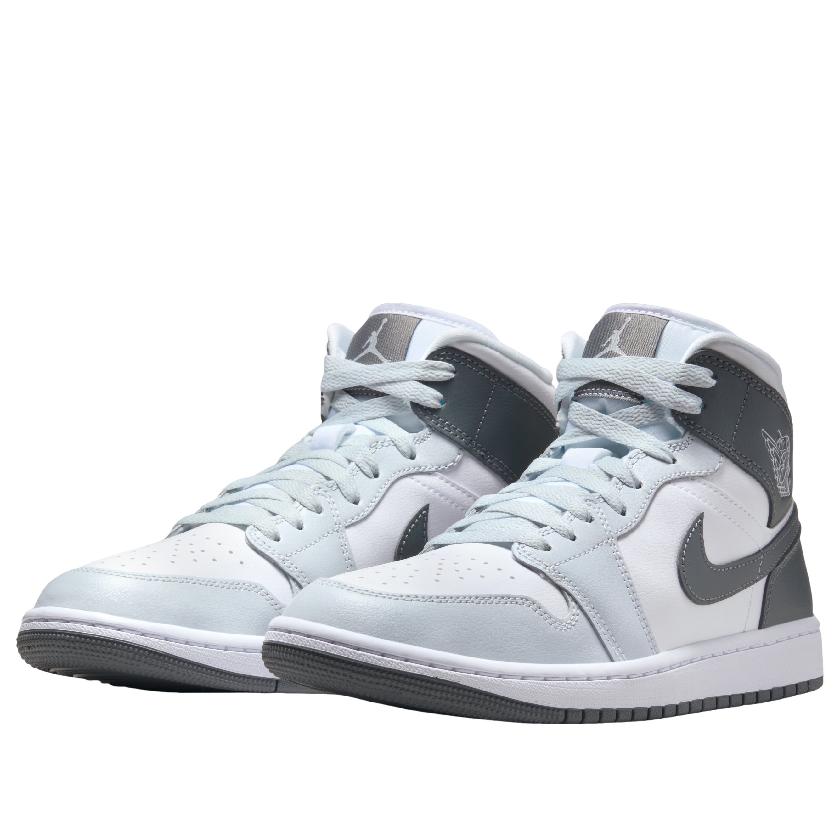 Jordan 1 Mid White Smoke Grey