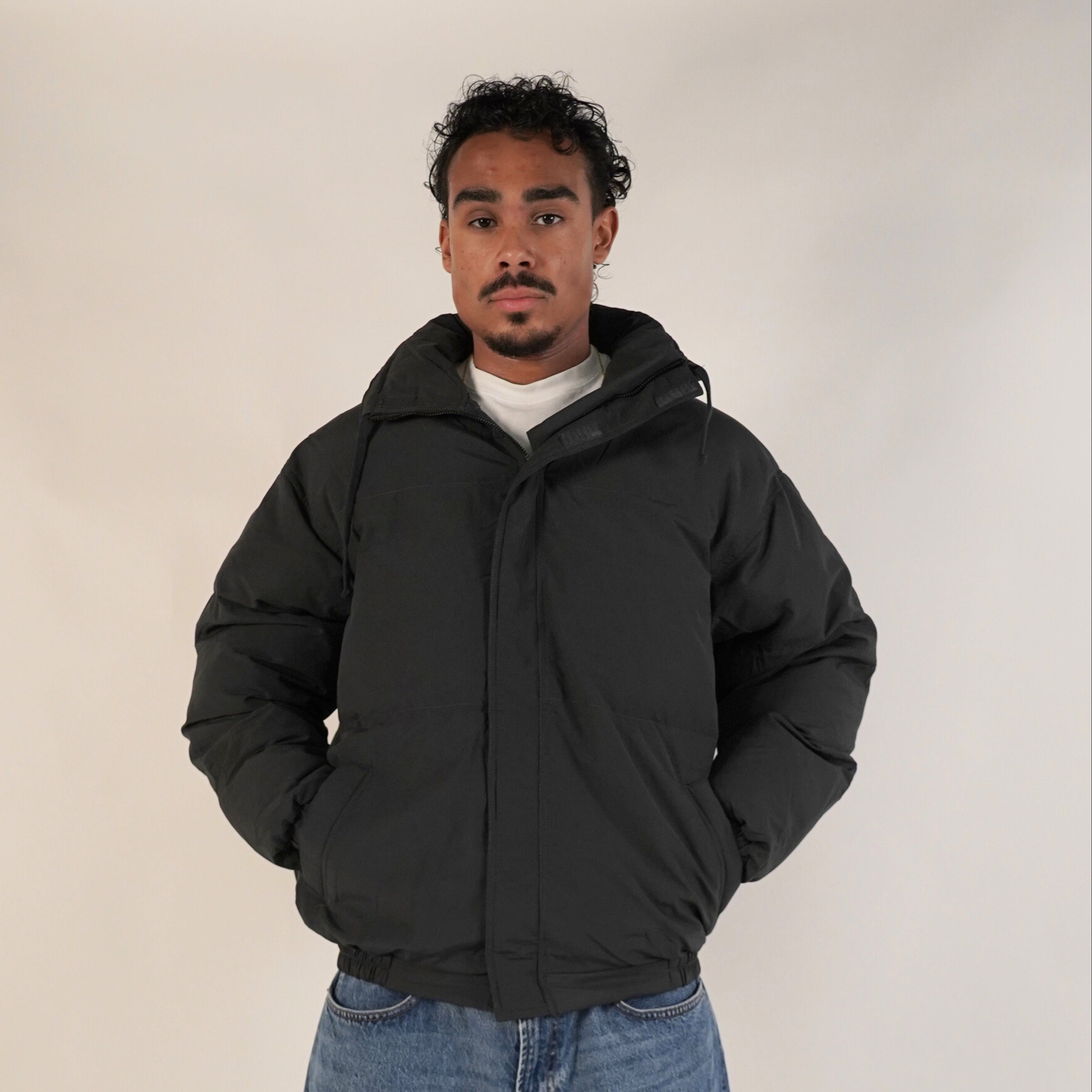 Fear of God Essentials FW19 Puffer Jacket Black