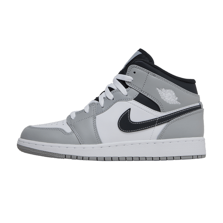 Jordan 1 Mid Light Smoke Grey (GS)