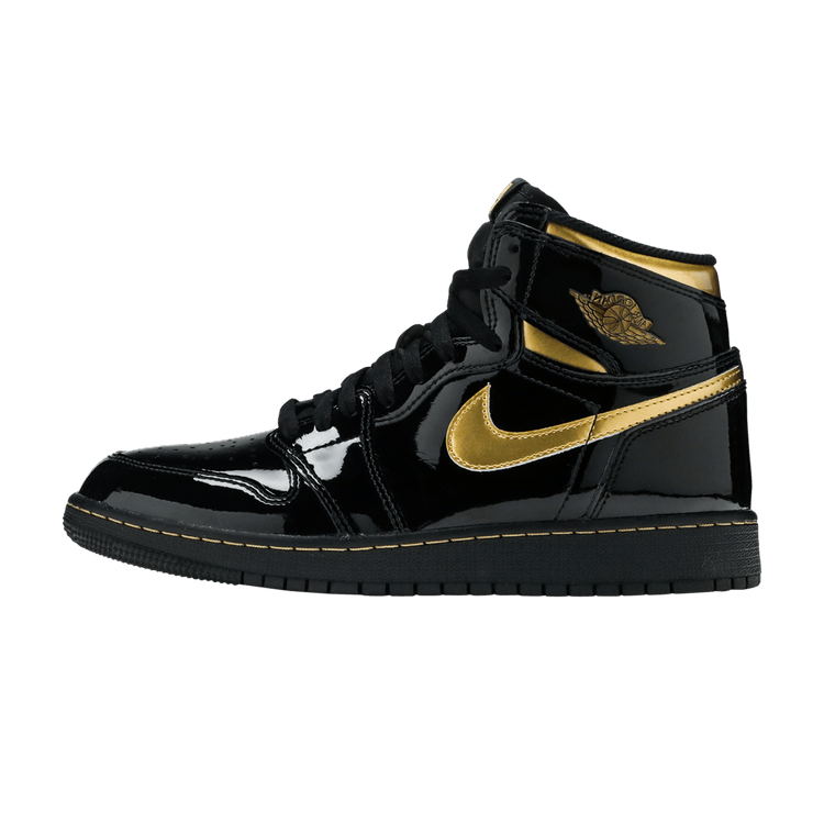 Jordan 1 Retro High Black Metallic Gold (2020) (GS)