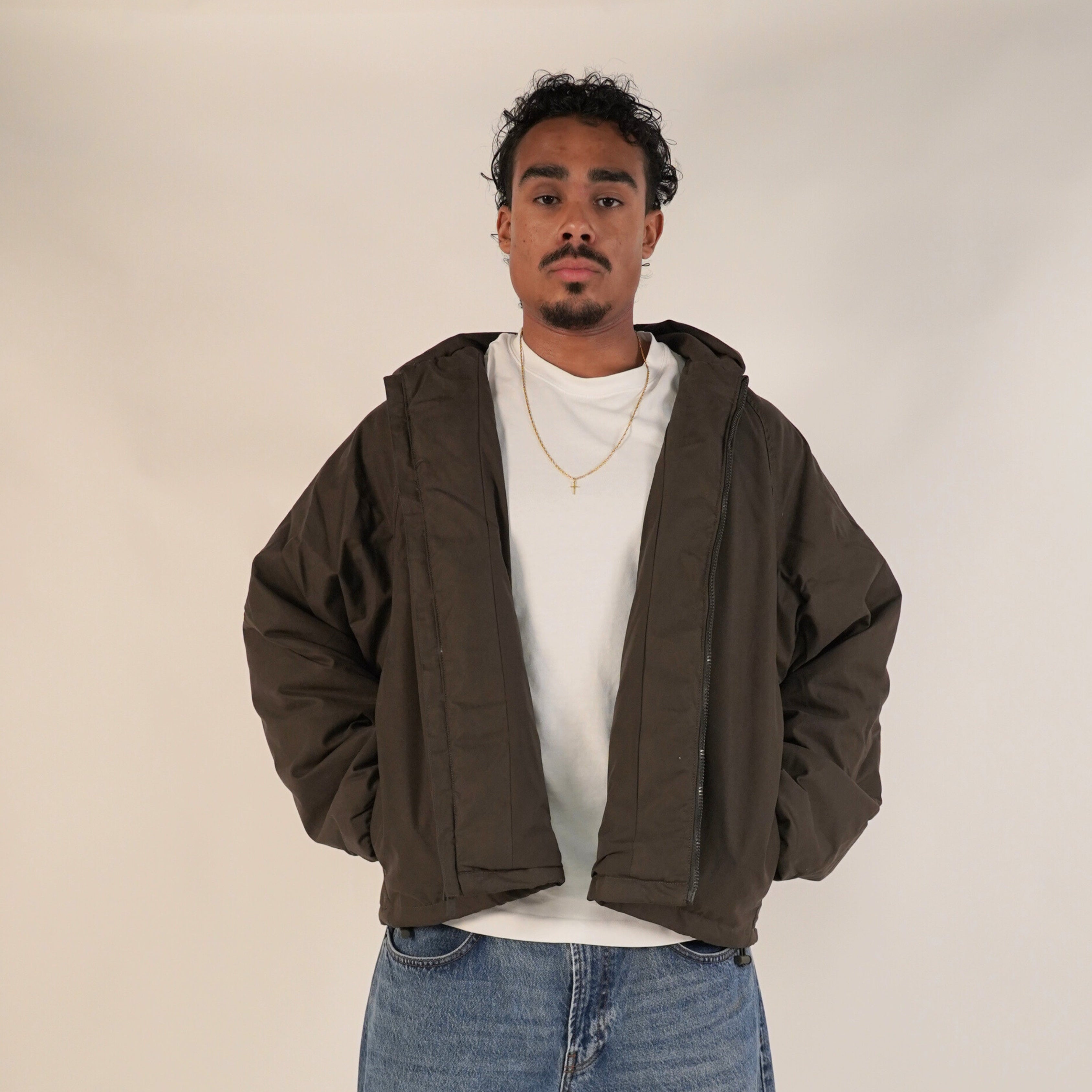 Fear of God Essentials SS23 Full Zip Jacket Off Black | SneakerAsk