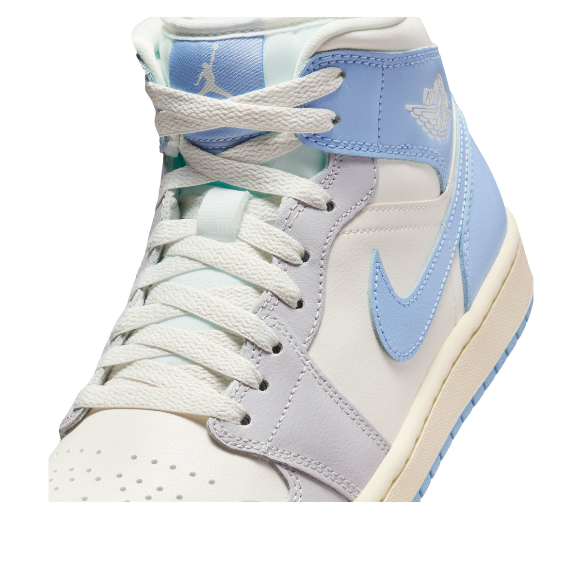 Jordan 1 Mid Psychic Blue Sail Coconut Milk