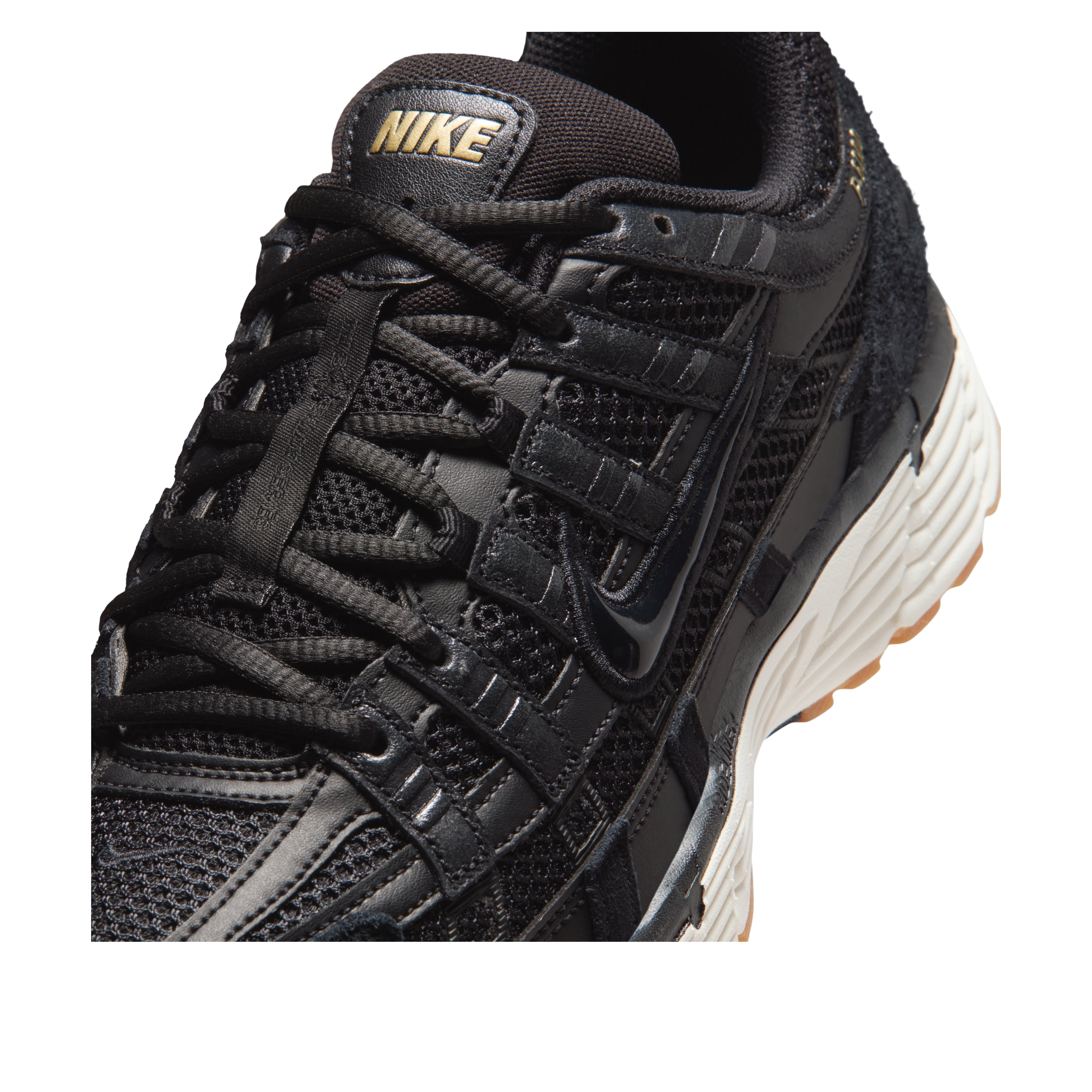 Nike P-6000 SE Black Metallic Gold Gum