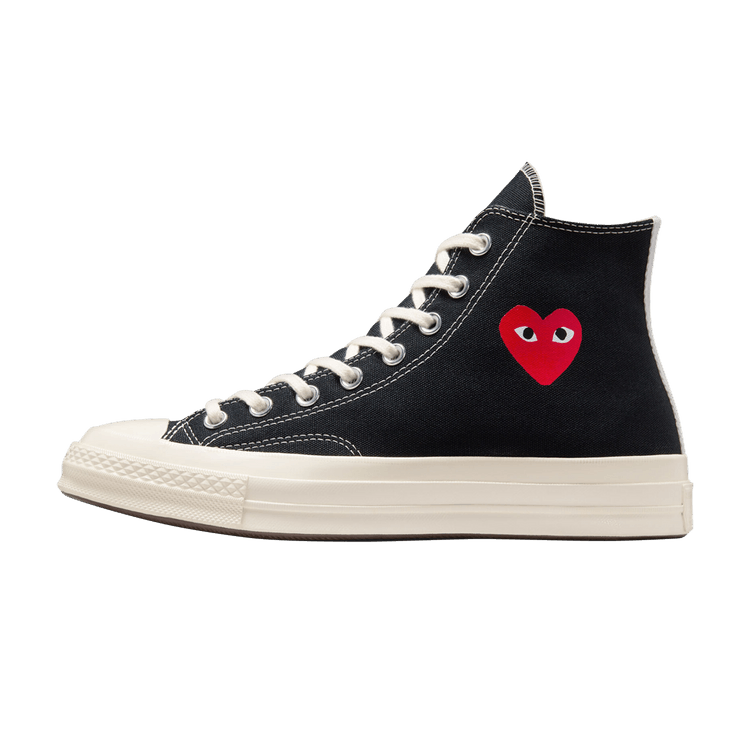Converse Chuck Taylor All Star 70 Hi Comme des Garcons PLAY Single Heart Black