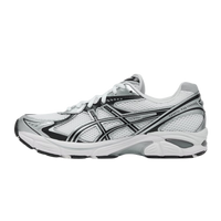 ASICS GT-2160 White Black Silver zijaanzicht met wit mesh, zwarte stiksels en details