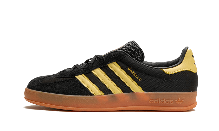 Adidas Gazelle Indoor Core Black Almost Yellow