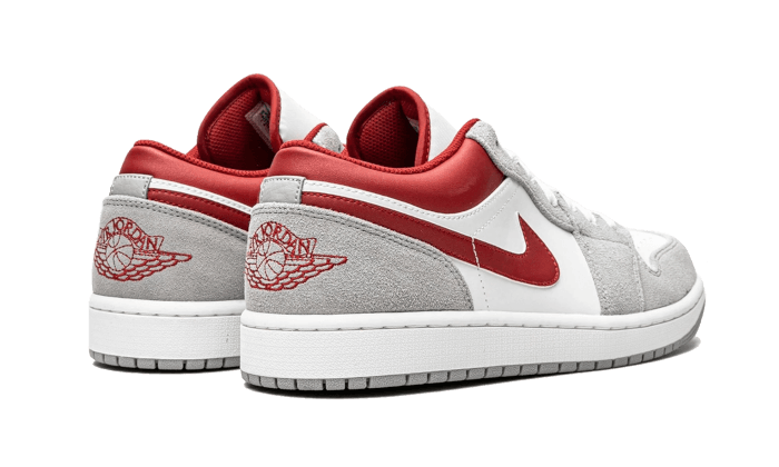 Air Jordan 1 Low SE Light Smoke Grey Gym Red - DC6991-016 / DM0589-016