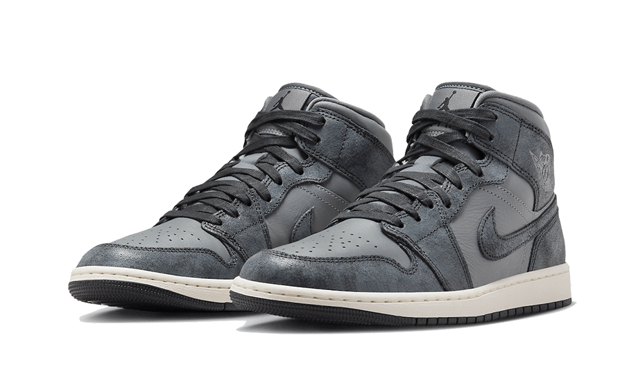 Air Jordan 1 Mid Distressed Smoke Grey - FJ3448-001