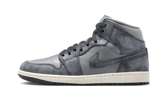 Air Jordan 1 Mid Distressed Smoke Grey - FJ3448-001