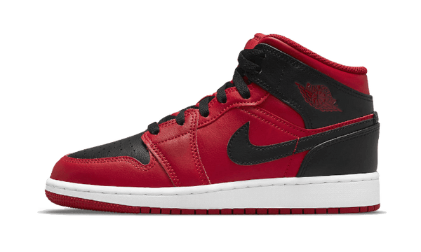 Air Jordan 1 Mid Reverse Bred - 554724-660 / 554725-660