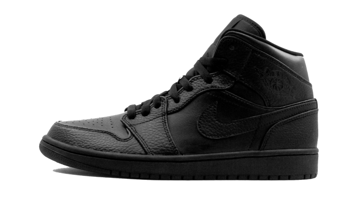 Air Jordan 1 Mid Triple Black - 554725-091 / 554724-091