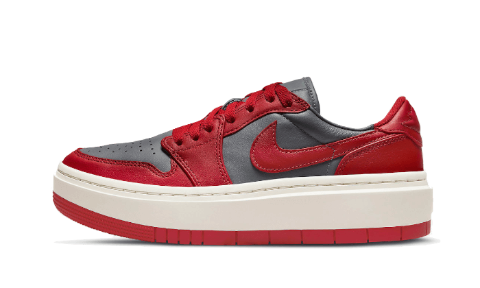 Air Jordan 1 Low Elevate Dark Grey Varsity Red - DH7004-006