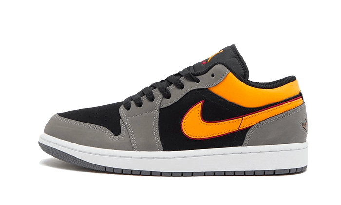 Air Jordan 1 Low Black Vivid Orange - FN7308-008