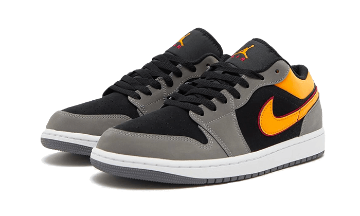 Air Jordan 1 Low Black Vivid Orange - FN7308-008