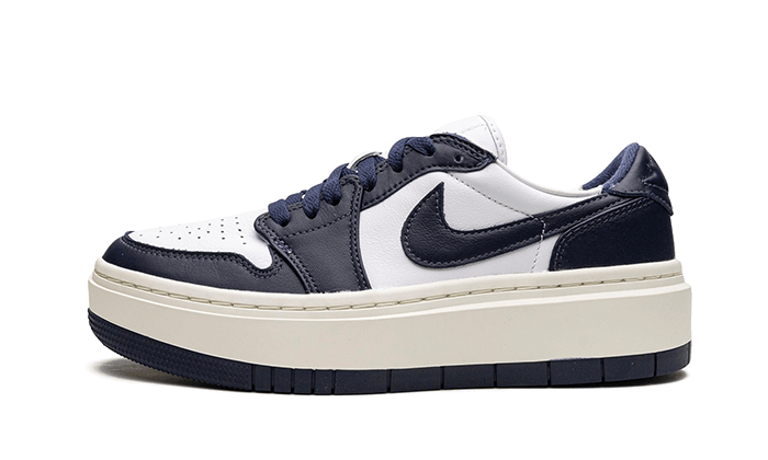 Air Jordan 1 Low Elevate White Midnight Navy Sail - DH7004-141