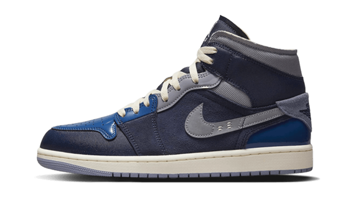 Air Jordan 1 Mid SE Craft Obsidian - DR8868-400 / DX2193-400