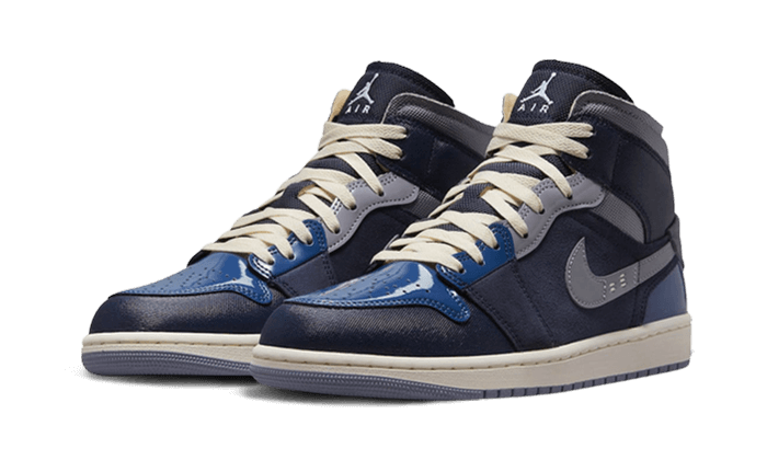 Air Jordan 1 Mid SE Craft Obsidian - DR8868-400 / DX2193-400