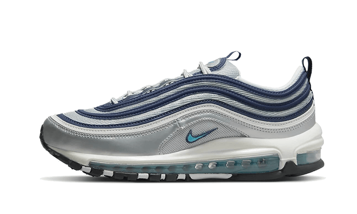 Nike air max 97 weiß silber online