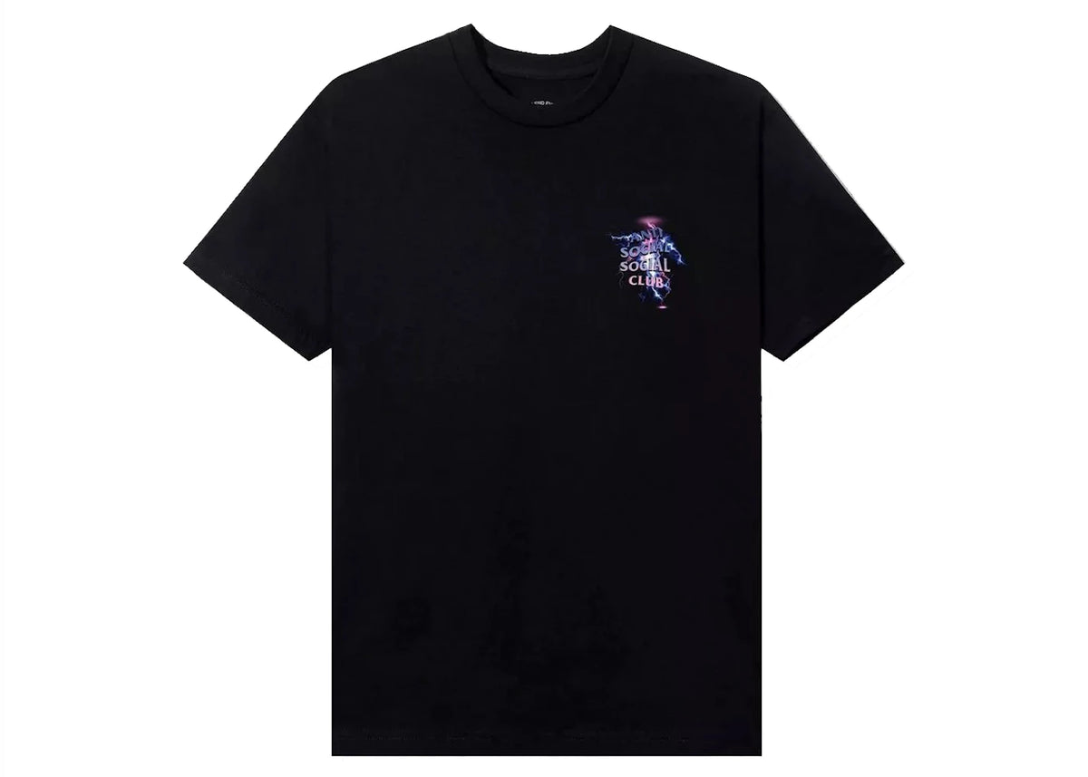 Anti Social Social Club Bolt From The Blue T-shirt Black
