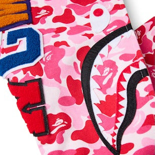 BAPE ABC Camo Shark Full Zip Hoodie Pink