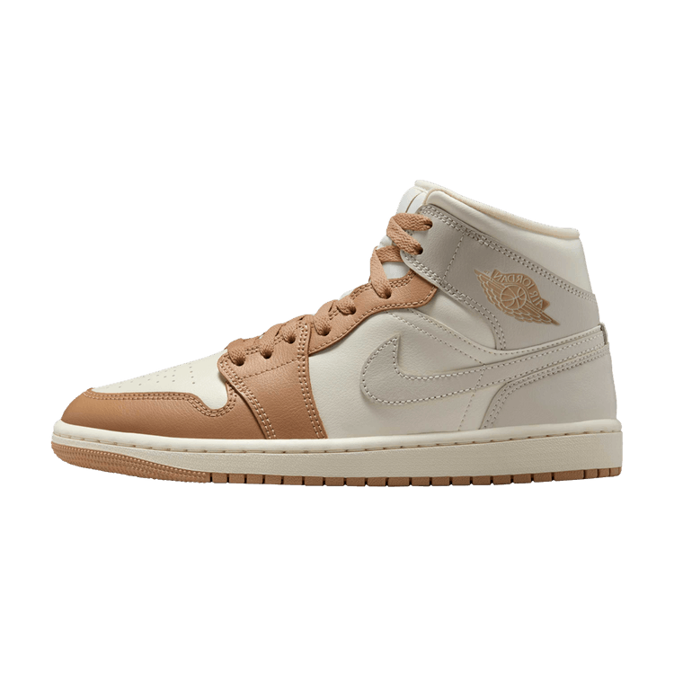 Jordan 1 Mid Tan Toe