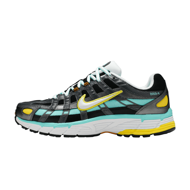 Nike P-6000 Black Teal Yellow