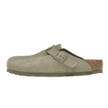Birkenstock Boston Soft Footbed Suede Faded Khaki