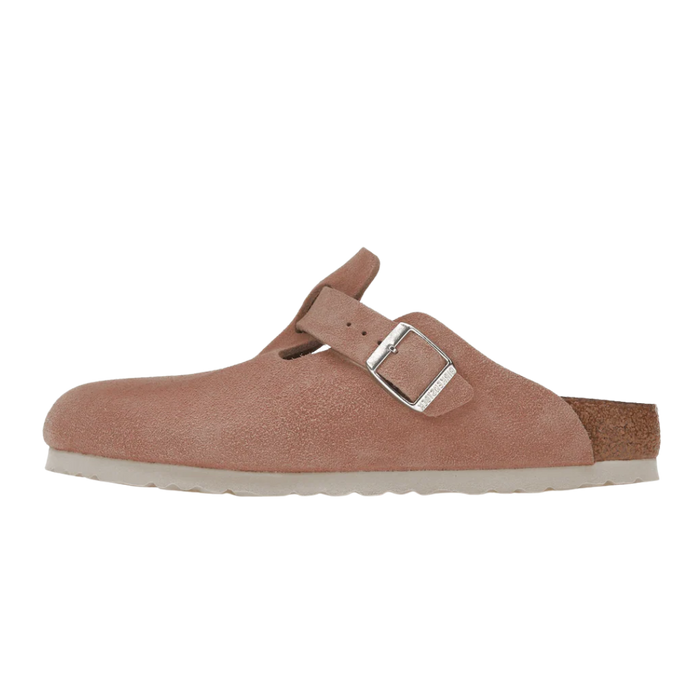 Birkenstock Boston Soft Footbed Suede Pink Clay