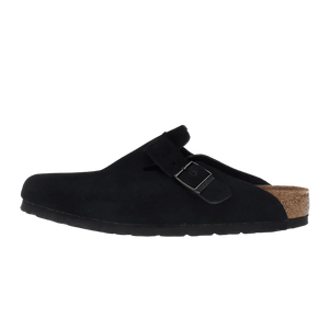 Birkenstock Boston Soft Footbed Suede Black
