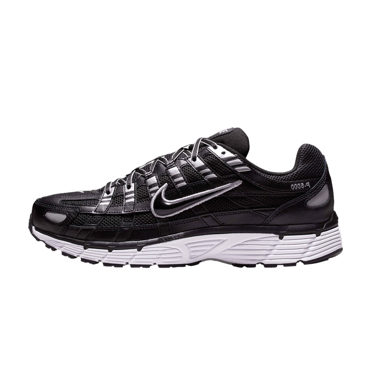 Nike P-6000 Black White Metallic Silver