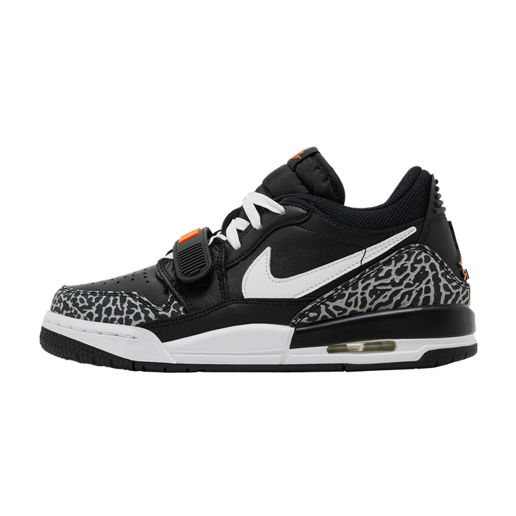 Jordan Legacy 312 Low Black White Safety Orange (GS)