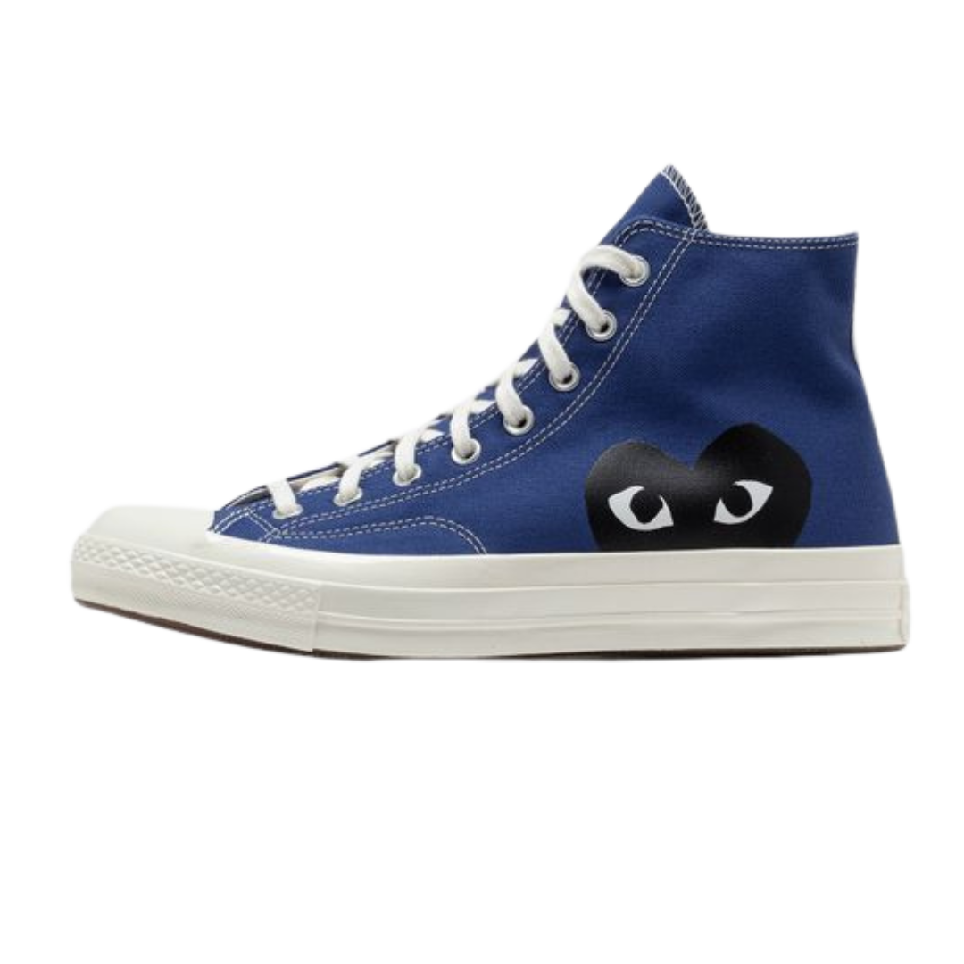 Converse Chuck Taylor All Star 70 Hi Comme des Garcons PLAY Blau Quarz