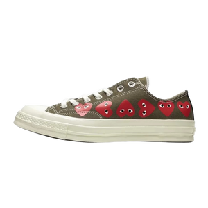 Converse Chuck Taylor All Star 70 Ox Comme des Garcons Multi Heart Grün