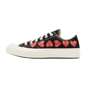 Converse Chuck Taylor All Star 70 Ox Comme des Garcons PLAY Multi-Herz Schwarz