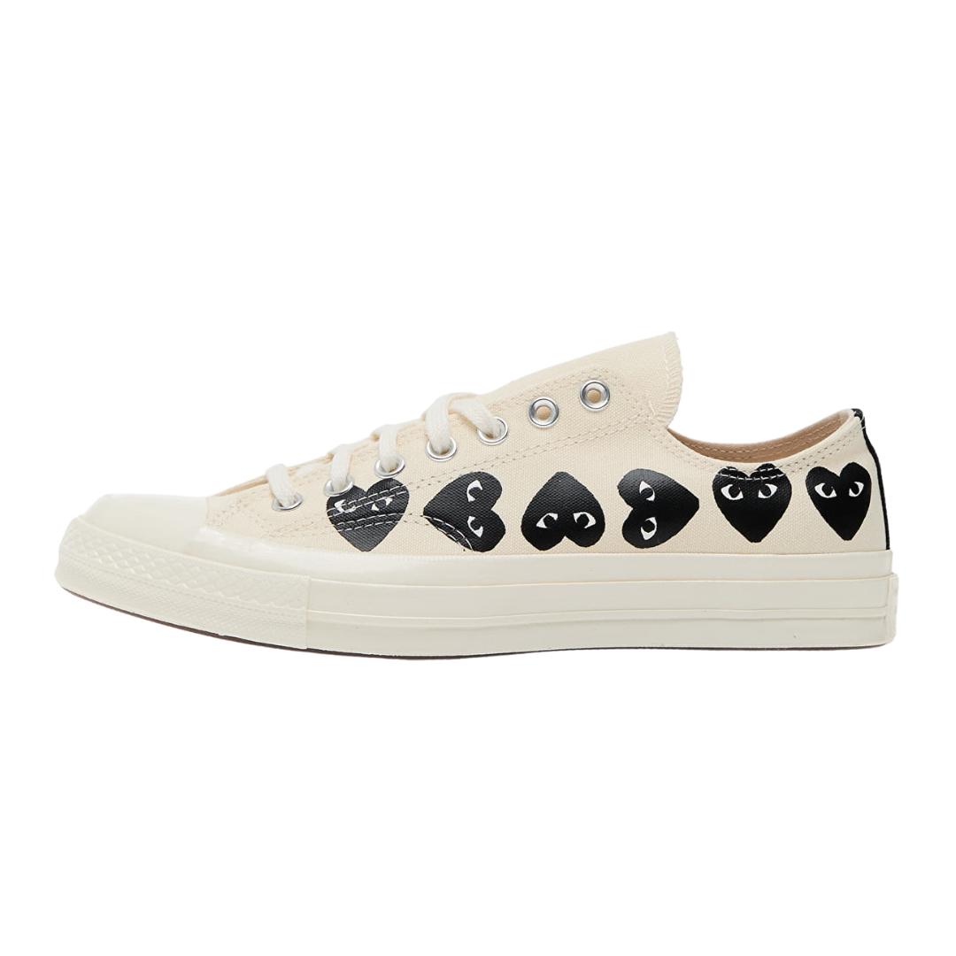 Converse Chuck Taylor All Star 70 Ox Comme des Garcons PLAY Multi-Heart Milk