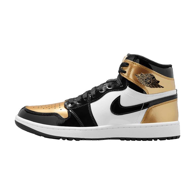 Jordan 1 Retro High Golf Patent Gold Toe