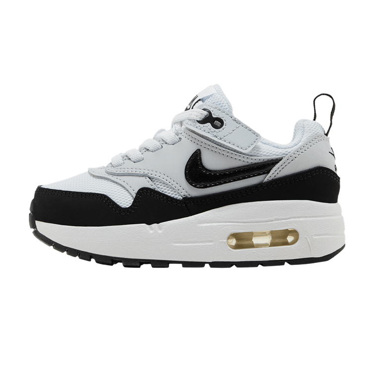 Nike Air Max 1 EasyOn White Black (PS)