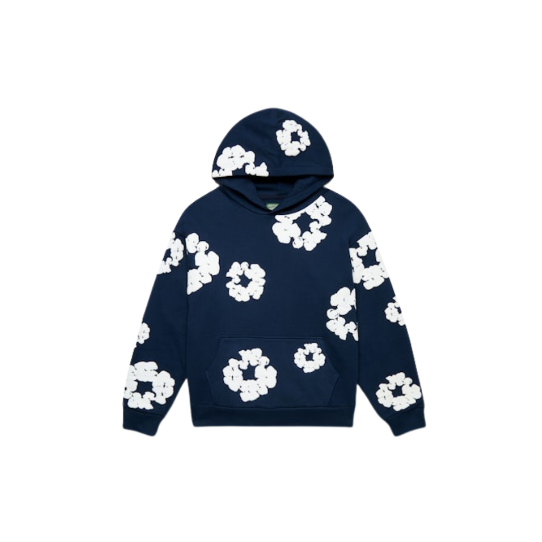 Denim Tears The Cotton Wreath Hoodie Navy