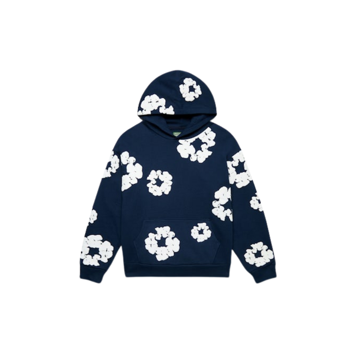 Denim Tears The Cotton Wreath Hoodie Navy