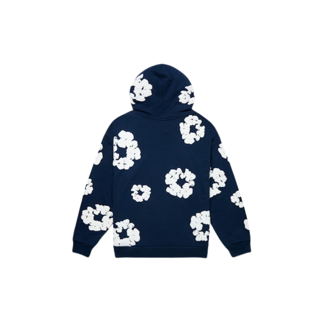 Denim Tears The Cotton Wreath Hoodie Navy