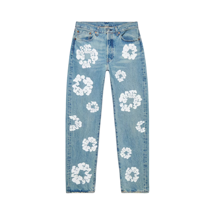 Denim Tears X Levi's Cotton Wreath Jean Light Wash