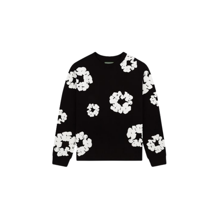 【正規品】 Denim Tears Long Sleeve Cotton Wreath T-shirt Black | SneakerAsk Tops