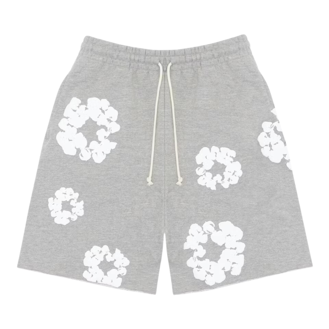 Denim Tears The Cotton Wreath Shorts Grey