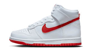 Nike Dunk High White Picante Red