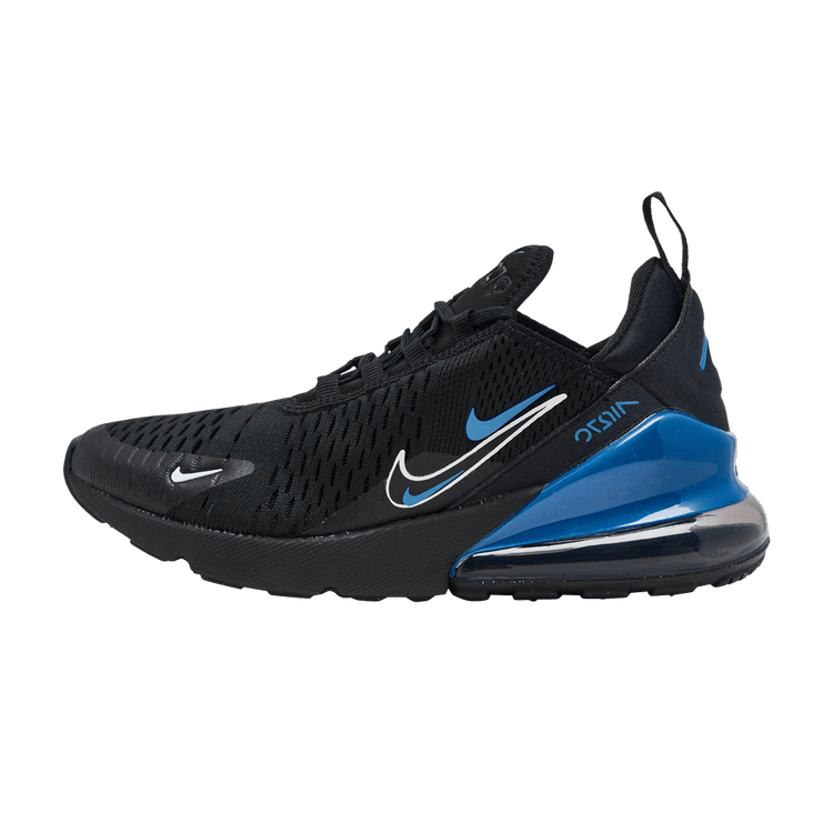 Nike Air Max 270 Multi-Swoosh Black Dark Marina Blue (GS)