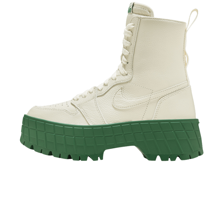 Jordan 1 High Brooklyn Coconut Milk Pine Green