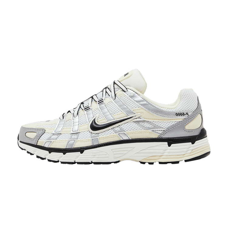 Nike P-6000 Coconut Milk Metallic Silver